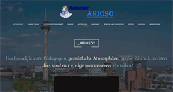 Desktop Screenshot of musikschule-arioso.de