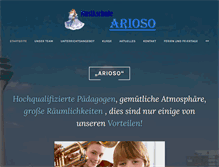 Tablet Screenshot of musikschule-arioso.de